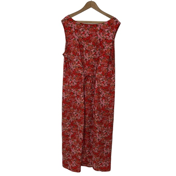 VTG 90s Y2K Floral Sleeveless Maxi Dress Size 20W - Picture 4 of 12